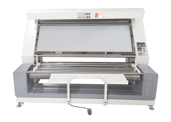 Automatischer Rand-übereinstimmende Gewebe-Rückspulenmaschine mit Meter-Zähler