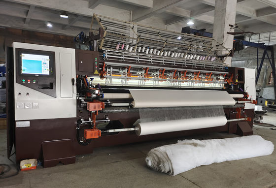 multi Verschluss-Hochgeschwindigkeitsstich-steppende Maschine der Nadel-1400rpm 112 Zoll für Hauptgewebe